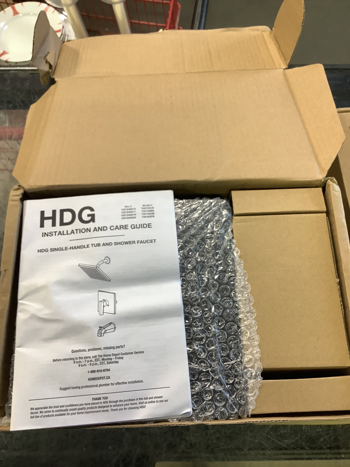 Modern HDG Single-Handle Tub and Shower Faucet