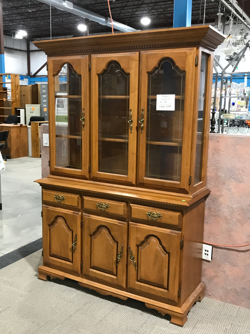 Vintage Hutch Buffet