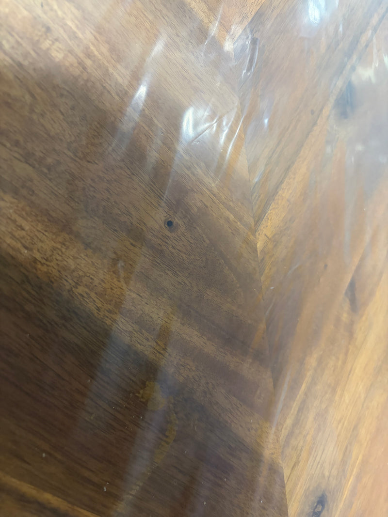 Natural Herringbone Acacia Straight Cut Kitchen Countertop