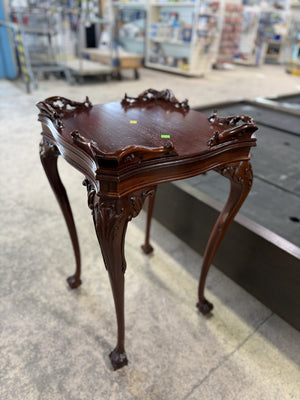 Ornate Wooden Accent Table