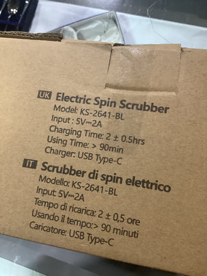 Electric Spin Scrubber