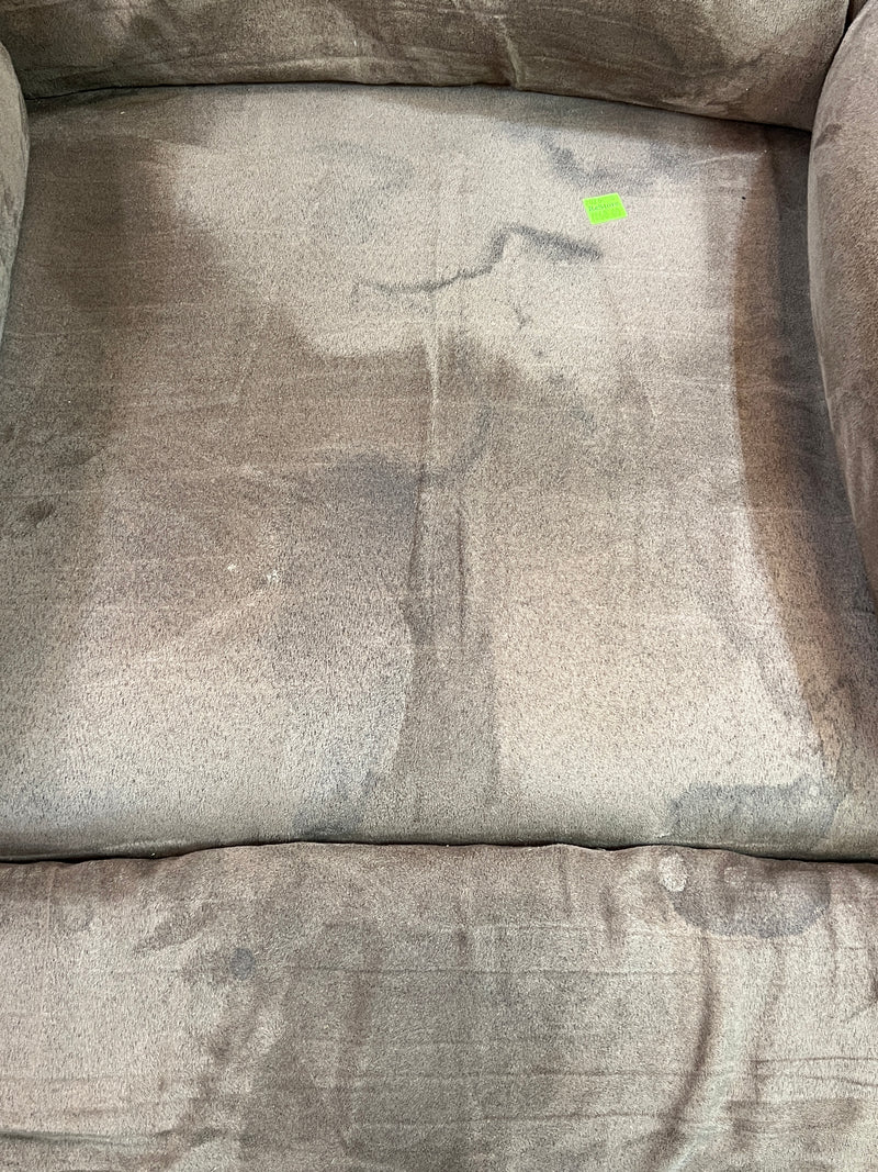 Chocolate Brown Plush Manual Rocker Recliner