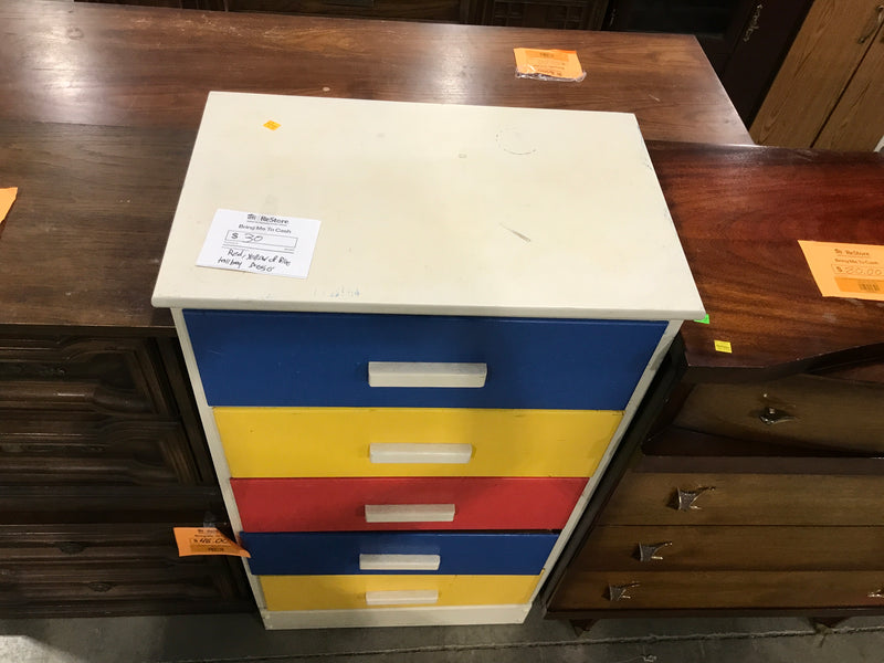 Red, Yellow and Blue Dresser
