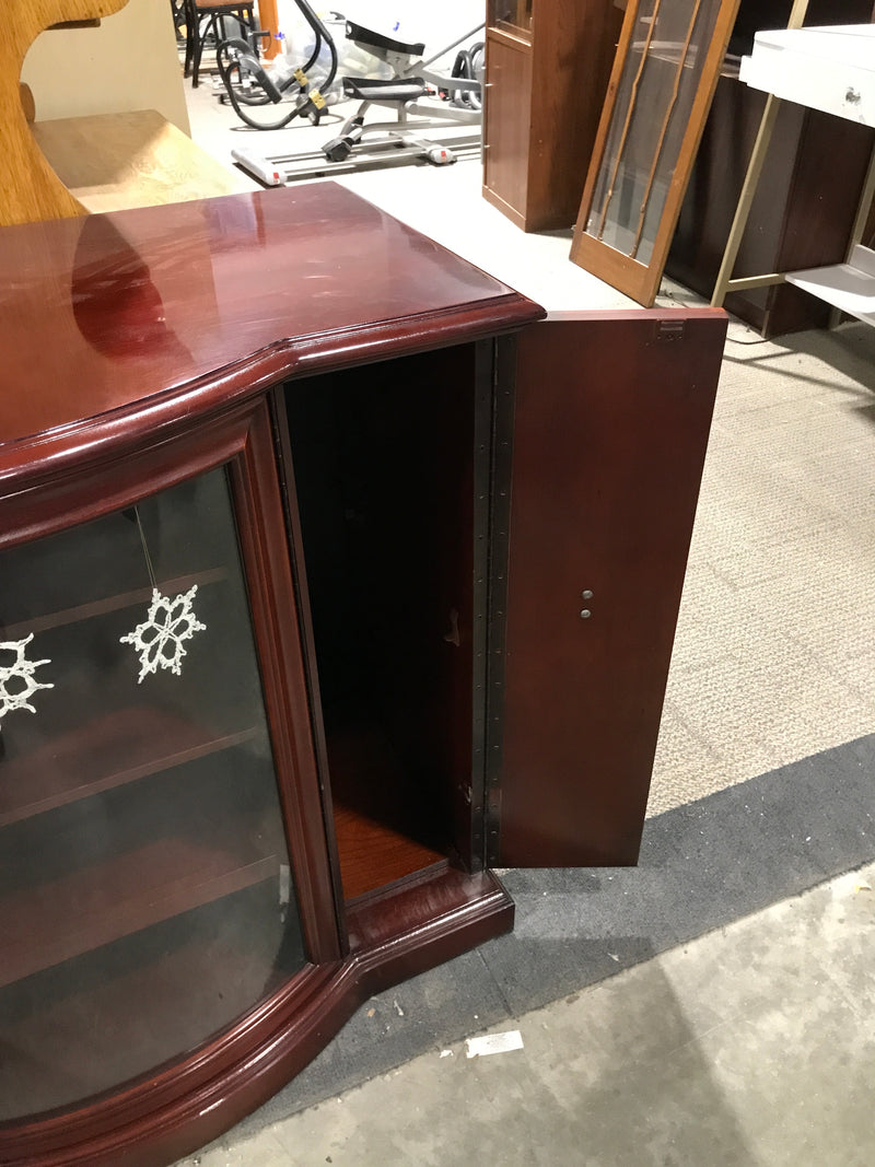 Red Curved Side Board