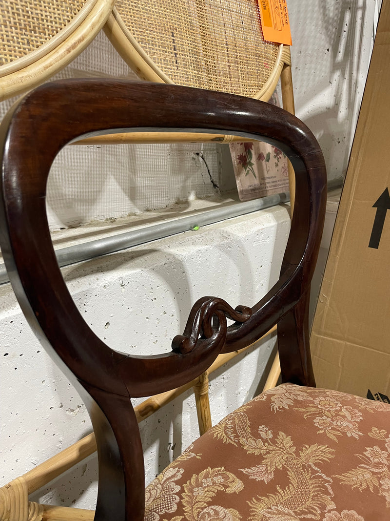 Vintage Victorian Balloon-back Chair