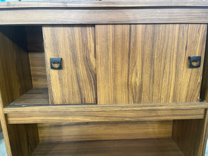 Shelf Unit w/ Sliding Doors