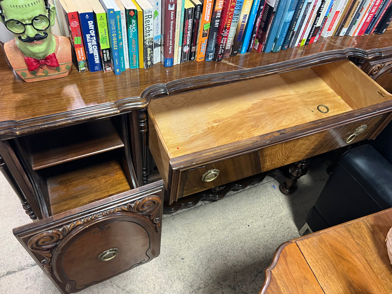 Antique Dresser with Carved Ornate Details
