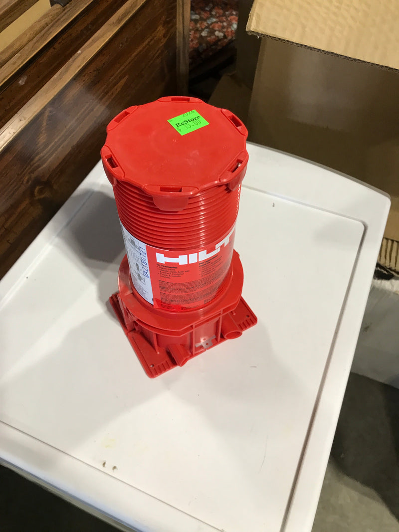 Small Hilti Fire Stop Sleeve 4"
