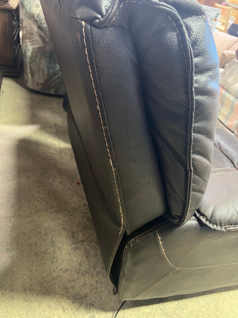 Cozy Brown Leather Recliner