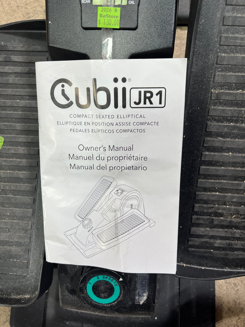 Cubii JR1 Compact Seated Elliptical Under-Desk Exercise Machine