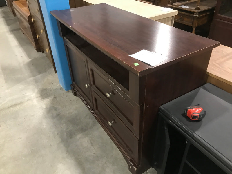 Cherry Wood TV Stand