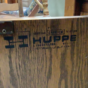 Solid Wood Midcentury Square Side Table