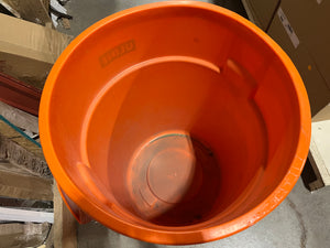 44 Gallon Orange Waste Trash Can