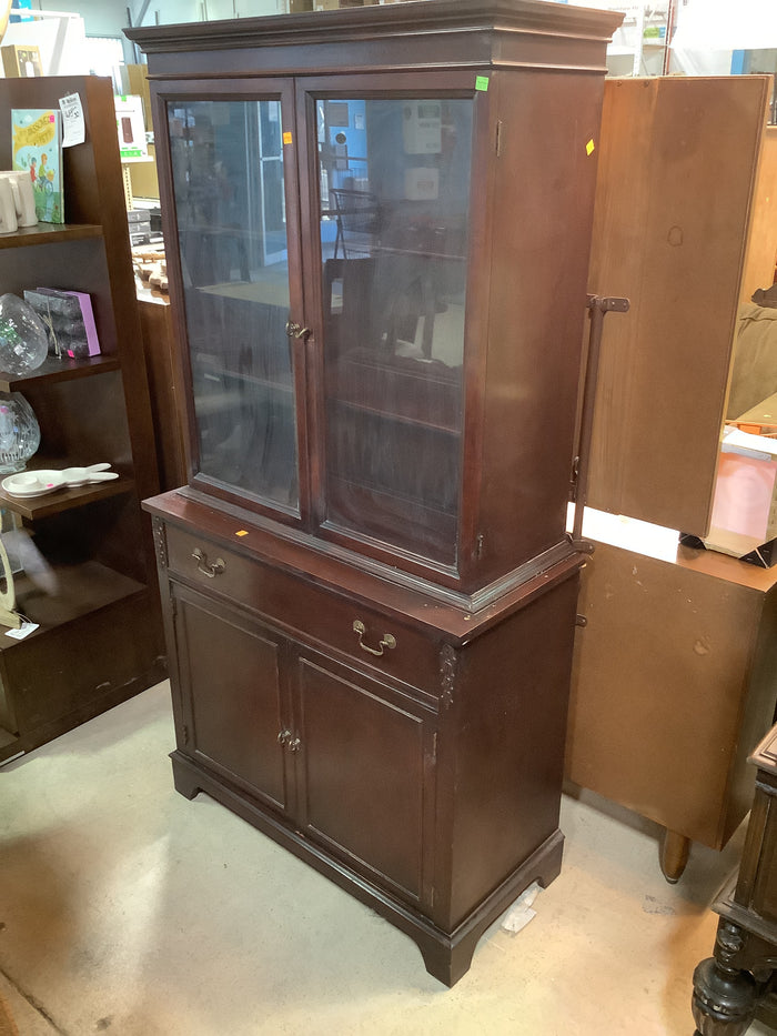 Knechtel Red Wood Buffet & Hutch