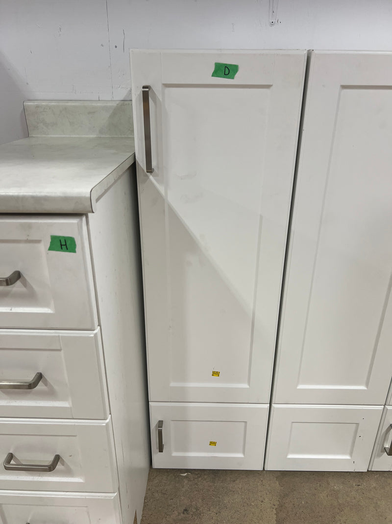 Complete Kitchen Set with White Finish