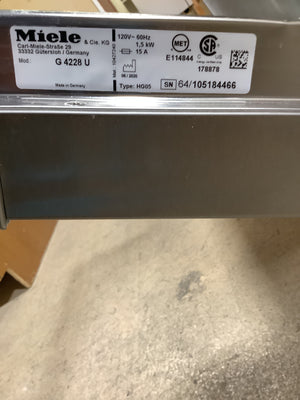 Miele Futura Classic Dishwasher