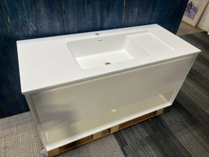 White Floating Vanity 40”/47”/63”