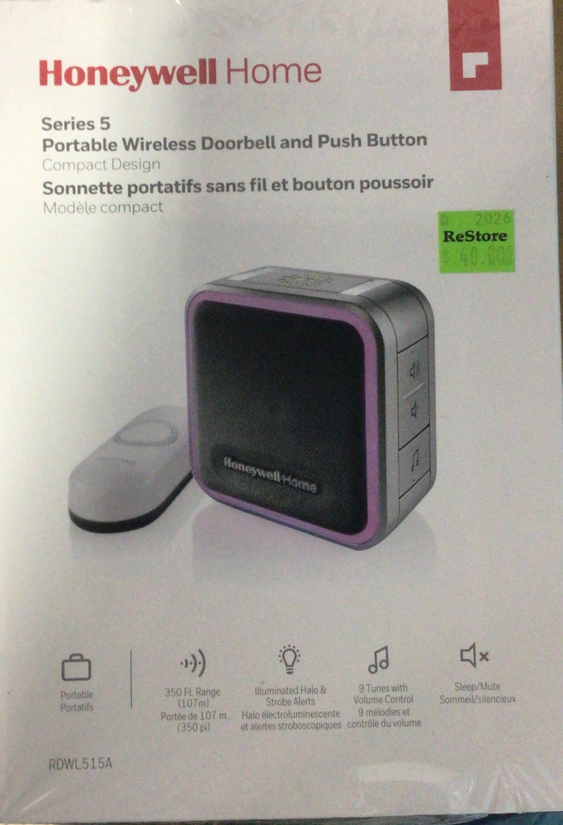 Portable Wireless Doorbell and Push Botton