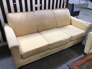 Yellow 3 Seater Sofa