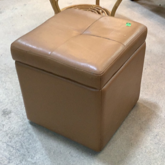 Brown Storage Ottoman