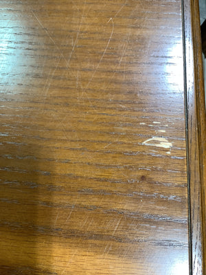 Oakwood Antique Dining Table + 6 Chairs