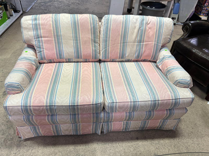 Vintage Pastel Country-Style Loveseat