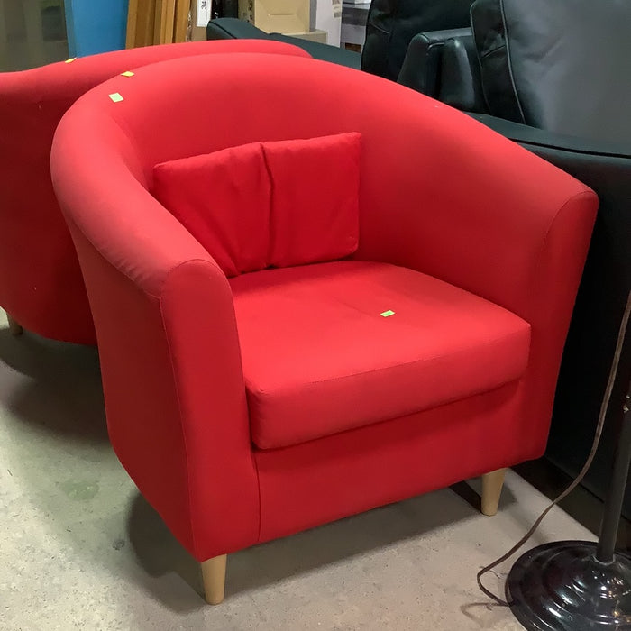 Bright Red Tub Chair