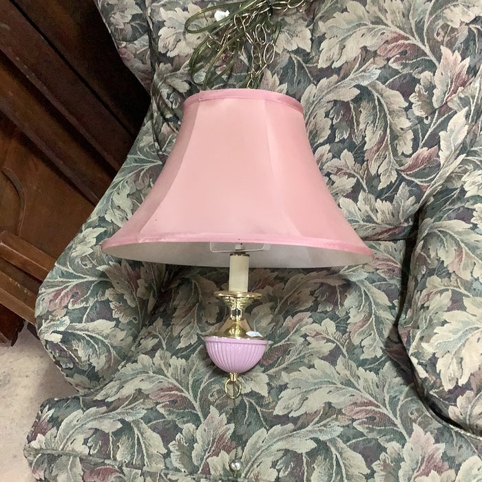 Pink Hanging Lamp