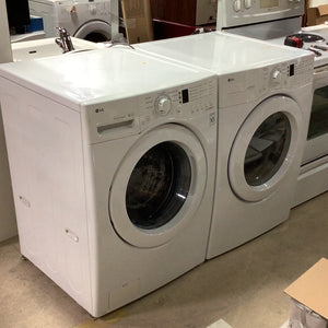 White LG Washer & Dryer
