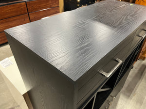 Modern Black Wood Buffet & Cabinet