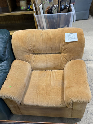 Oversized Orange Armchair