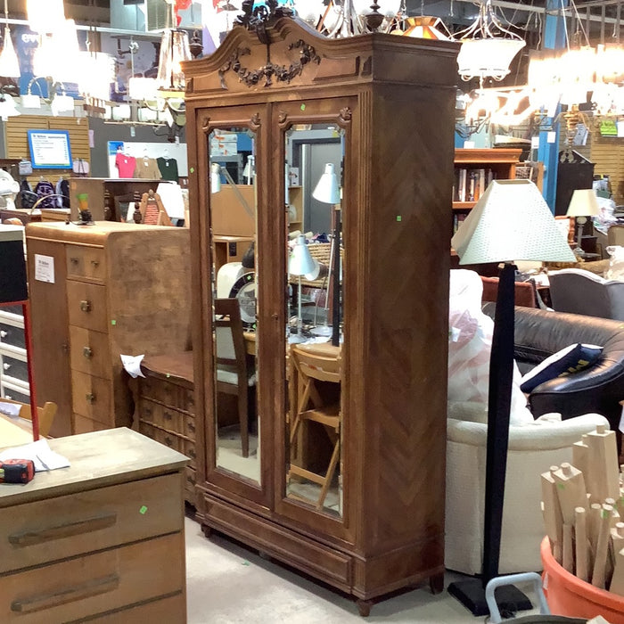 Antique Mirror Wardrobe