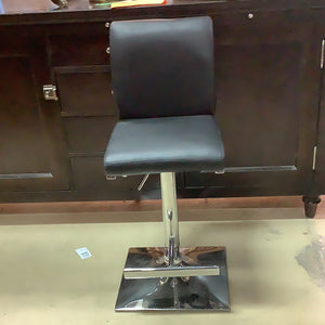 Black and Chrome Barstool