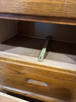Long Oak Dresser