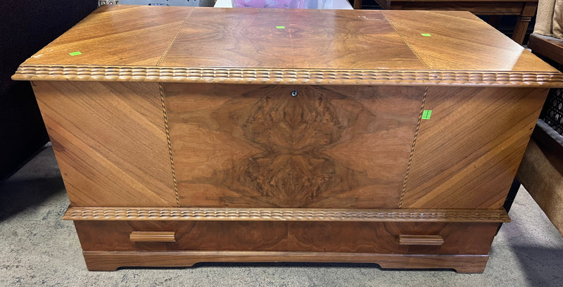 Vintage Red Seal Cedar Chest