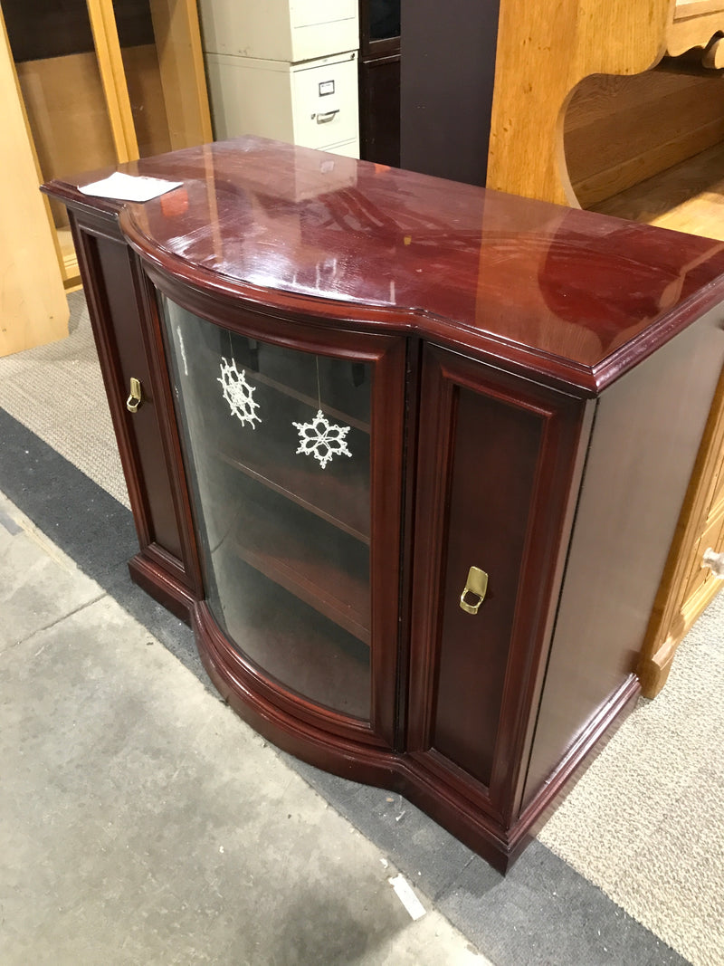 Red Curved Side Board