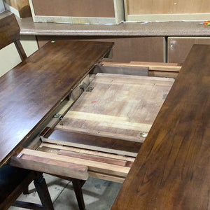 Solid Wood Folding Dining Set