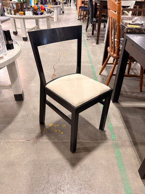 Espresso Rectangular Dining Table with Four Chairs