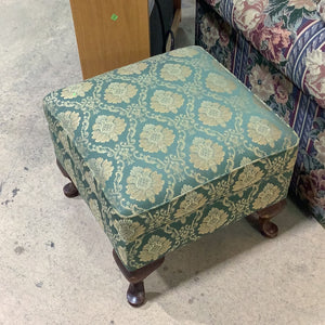 Traditional Style Green Footrest
