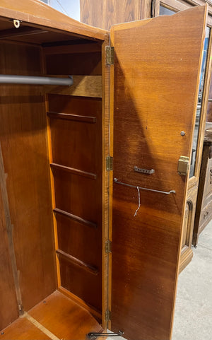 Antique Wooden Hanging Closet