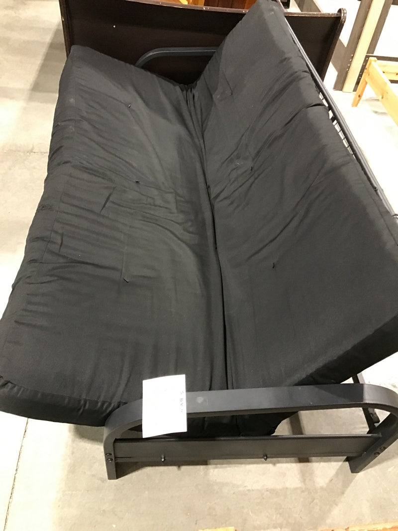 Black Futon with Black Metal Frame