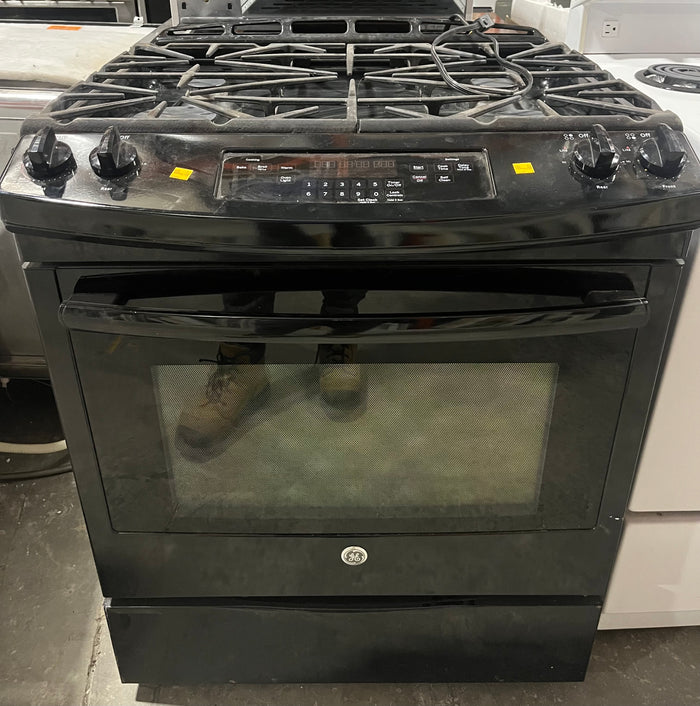 GE Black Gas Range