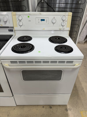 White Roper Electric Coil Range