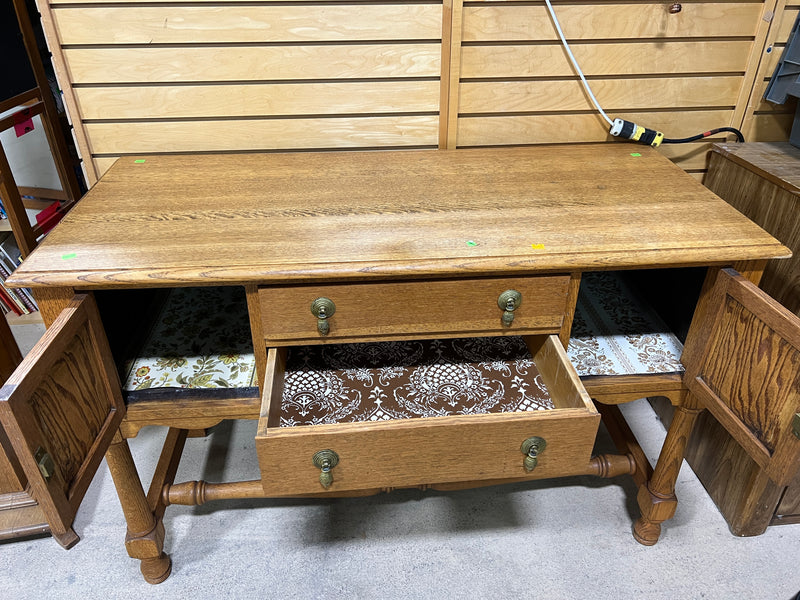 Elegant Dining Buffet with Brass Hardware