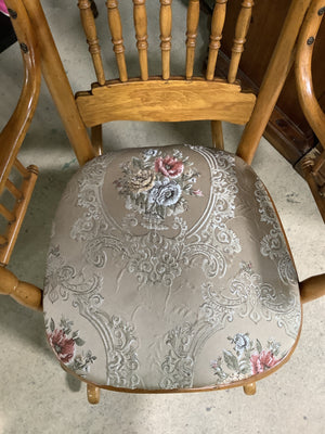 Antique Hardwood Rocking Chair