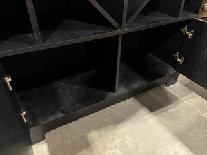Modern Black Wood Buffet & Cabinet