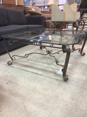 Clear Glass Coffee Table