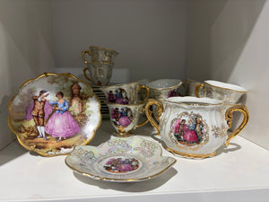 Vintage Elbro Fine China Tea Set (26 pieces)