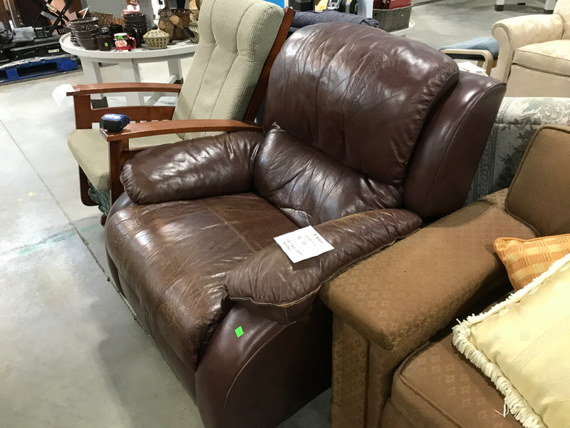 Oversized Leather Armchair