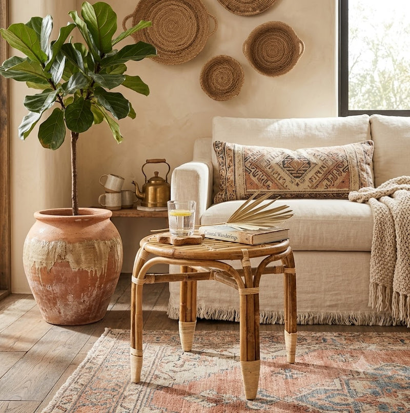 SIKA Round Rattan Table